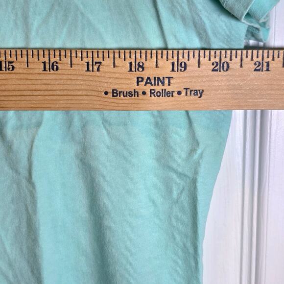 Life is Good Cat Crusher Shirt Womens Short Sleeve Sz Large Green - Picture 7 of 8